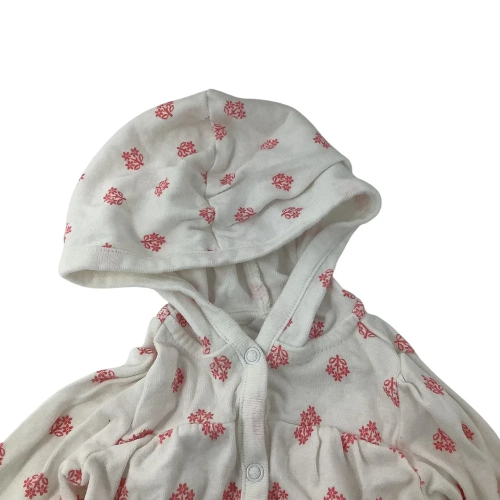 Carter's Newborn Baby Girl Outfit 3‎ Piece Hoodie Pants Set Pink White